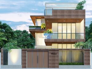 Xu hướng Gạch ốp Mặt Tiền Màu Nâu Sang trọng Bền bỉ