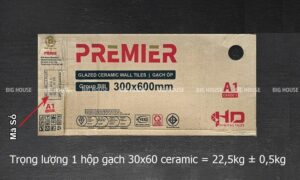 Giá 1 thùng gạch ốp tường 30×60 bao nhiêu?