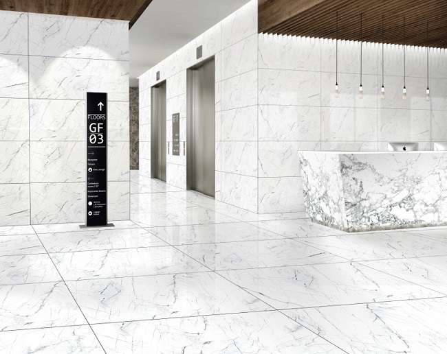 gạch Taicera 60x60 tone màu trắng