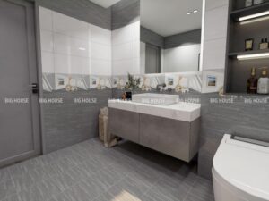 Cách phối màu gạch nhà vệ sinh Đẹp, Ấn tượng chuẩn Xu hướng