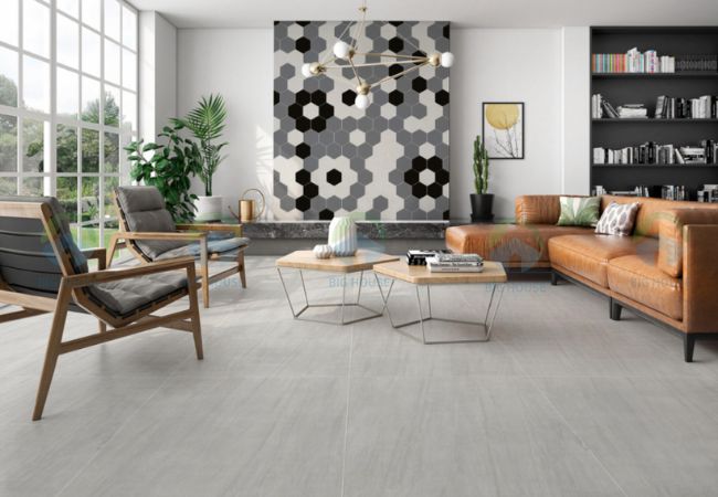 Báo giá gạch ốp tường phòng khách theo kích thước và thương hiệu