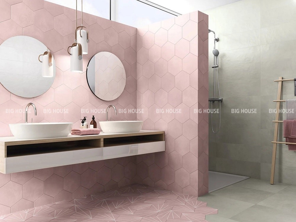 Cách chọn gạch lục giác ốp nhà tắm Đảm bảo Bền, Đẹp nhất