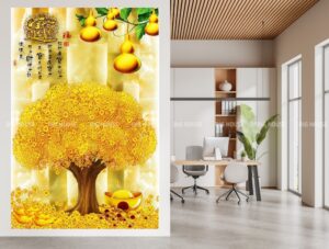 Ý nghĩa tranh gạch 3D kim tiền và Cách lựa chọn gạch phù hợp nhất